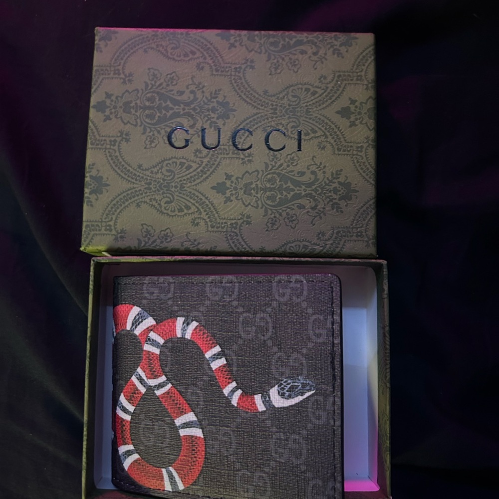 Gucci Men's King Snake Wallet